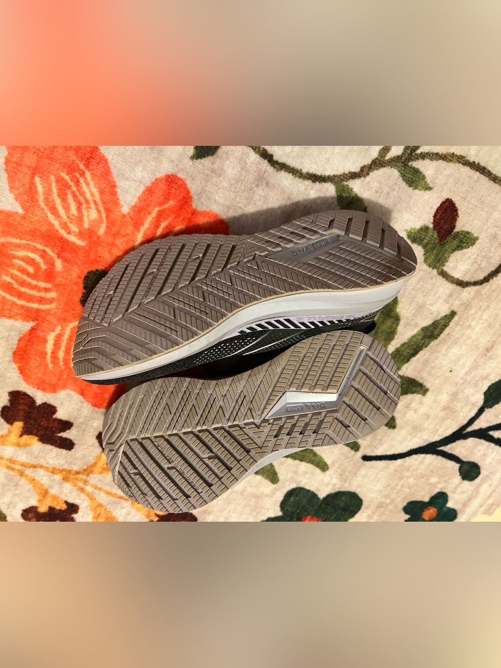Brooks Black and Gray Knit Running Sneakers - Picture 5 of 6